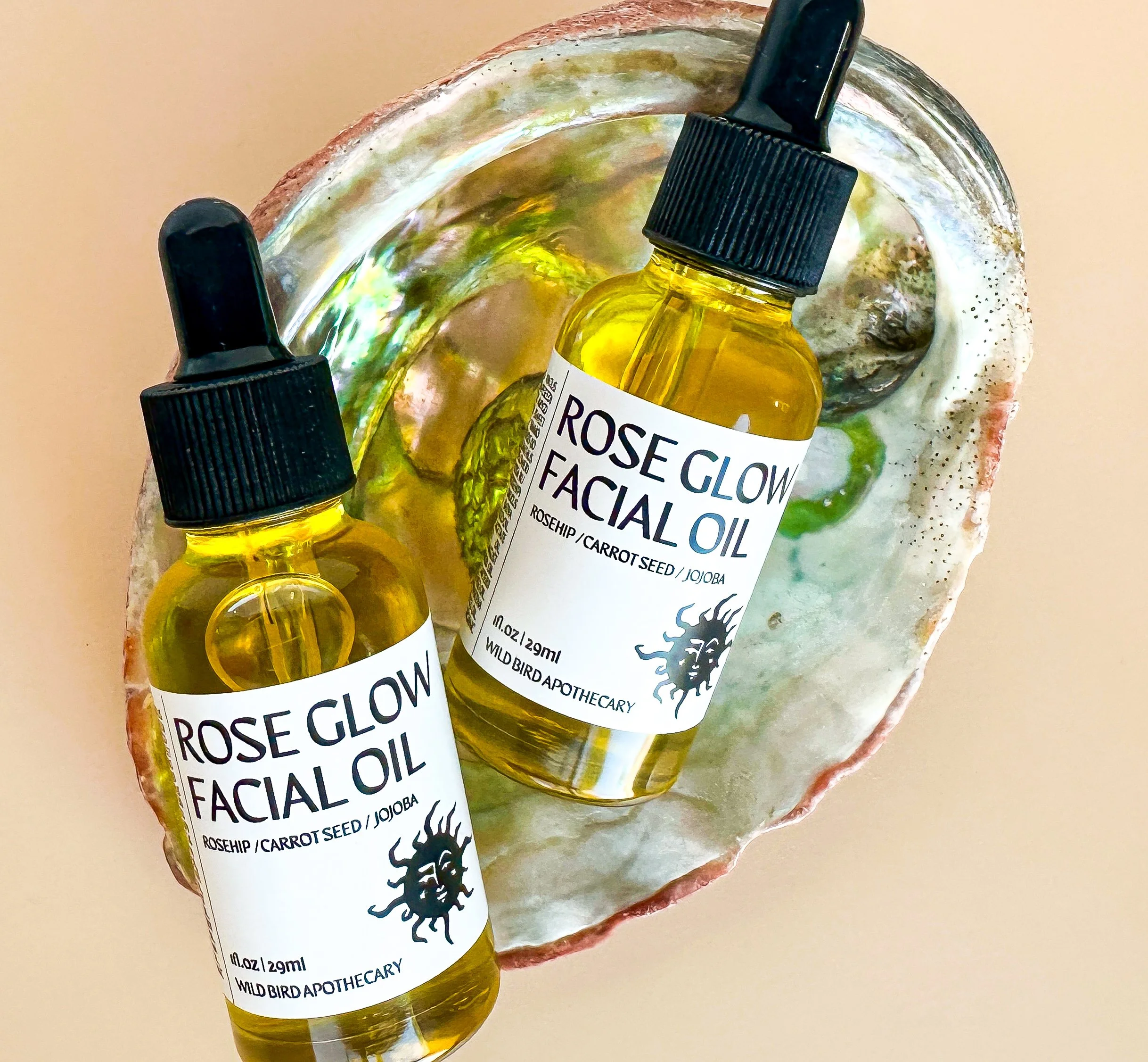 Organic Rose Glow Facial Oil Serum