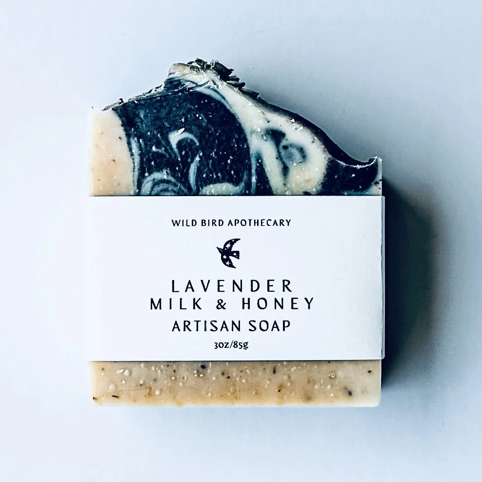 Lavender Milk & Honey Bar Soap with Essential Oils