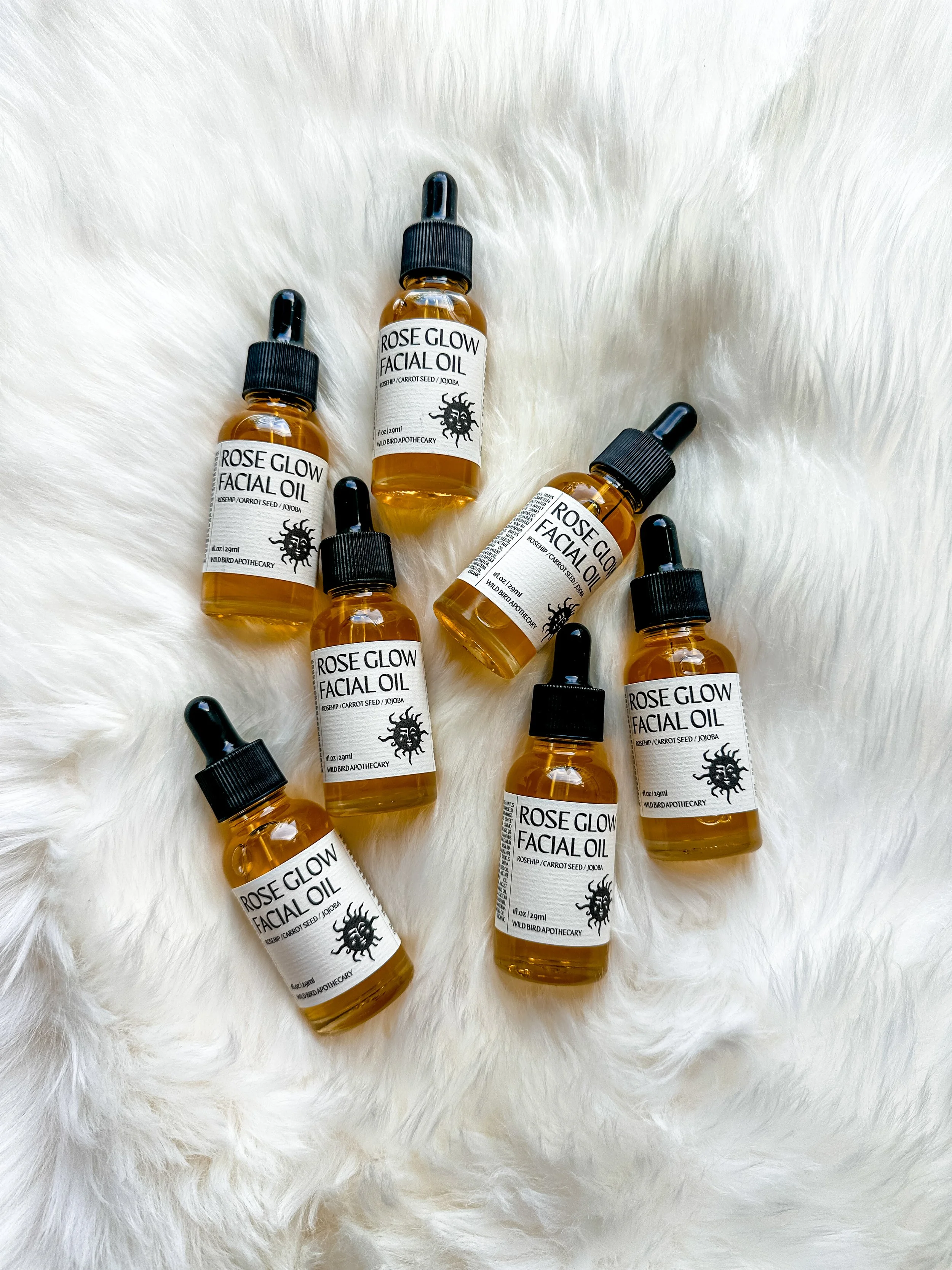 Organic Rose Glow Facial Oil Serum