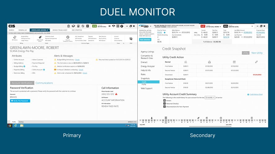 Modernizing a $20M Utility System Into a Dual‑Screen Experience