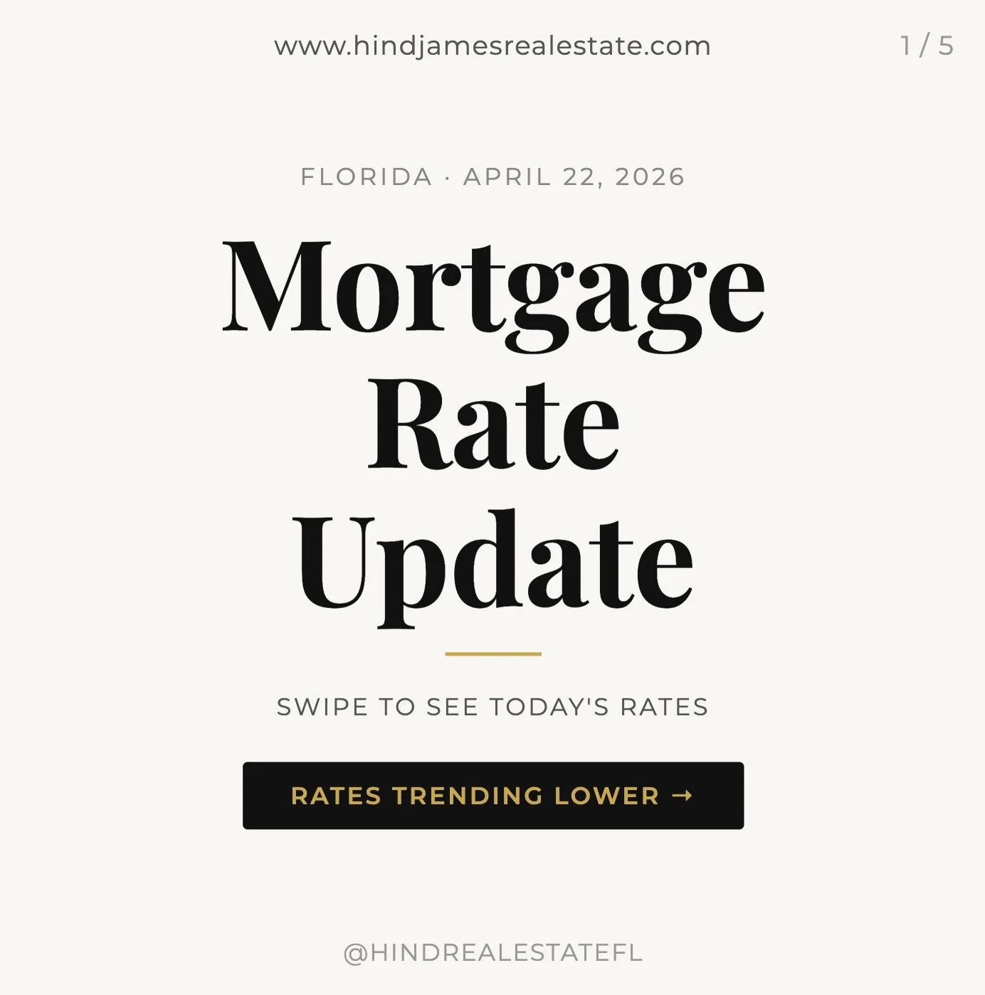 Florida mortgage rate update ☀️

#mortgagerates #florida #realestate