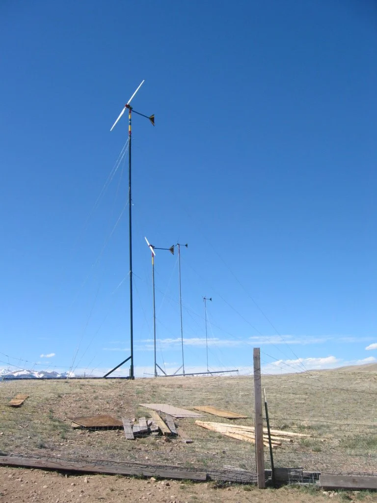 4x SWWP Off-Grid Wind Turbines for a Hybrid Residential System