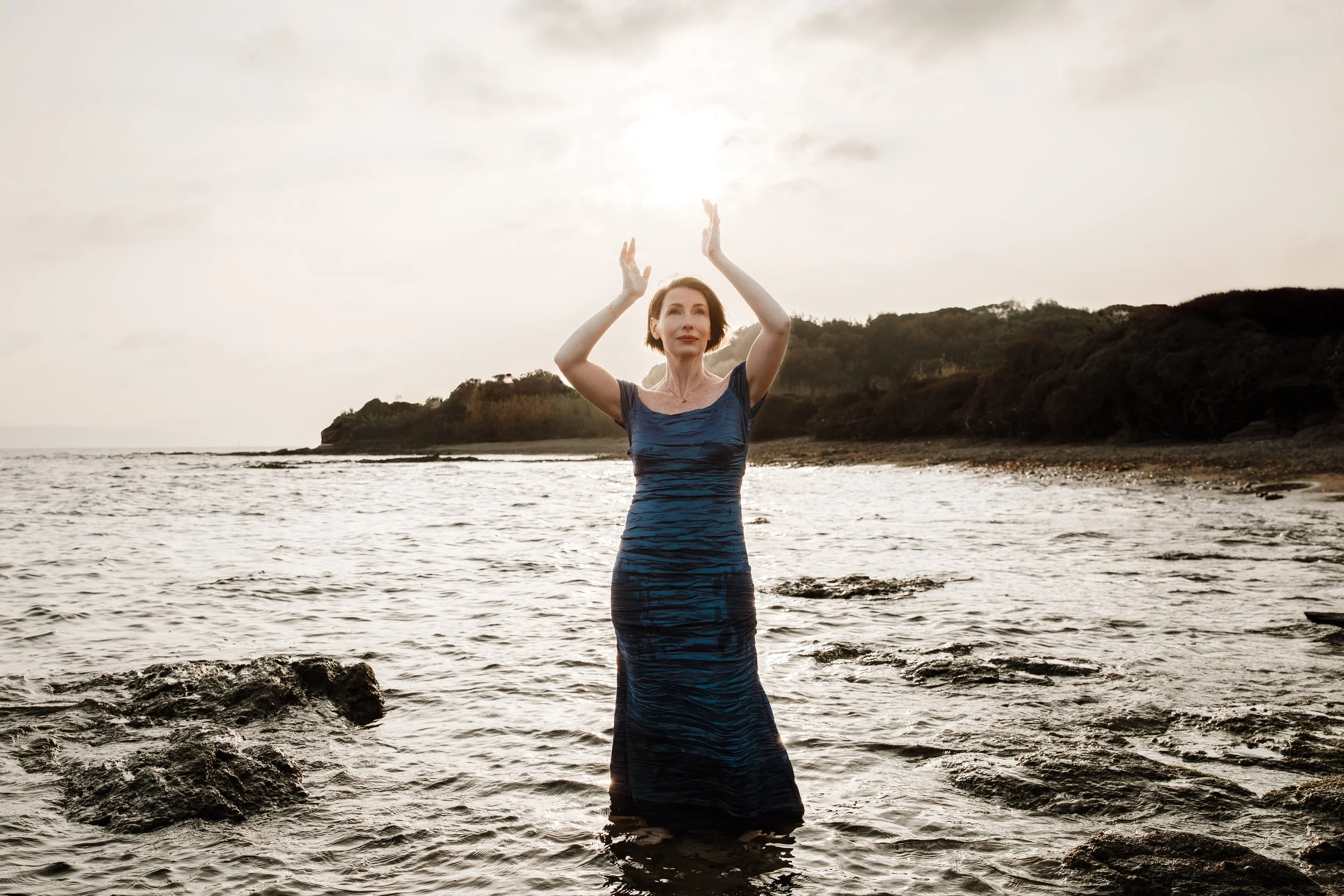 RaChel Benyair, channeling Kuan Yin, divine feminine energy.