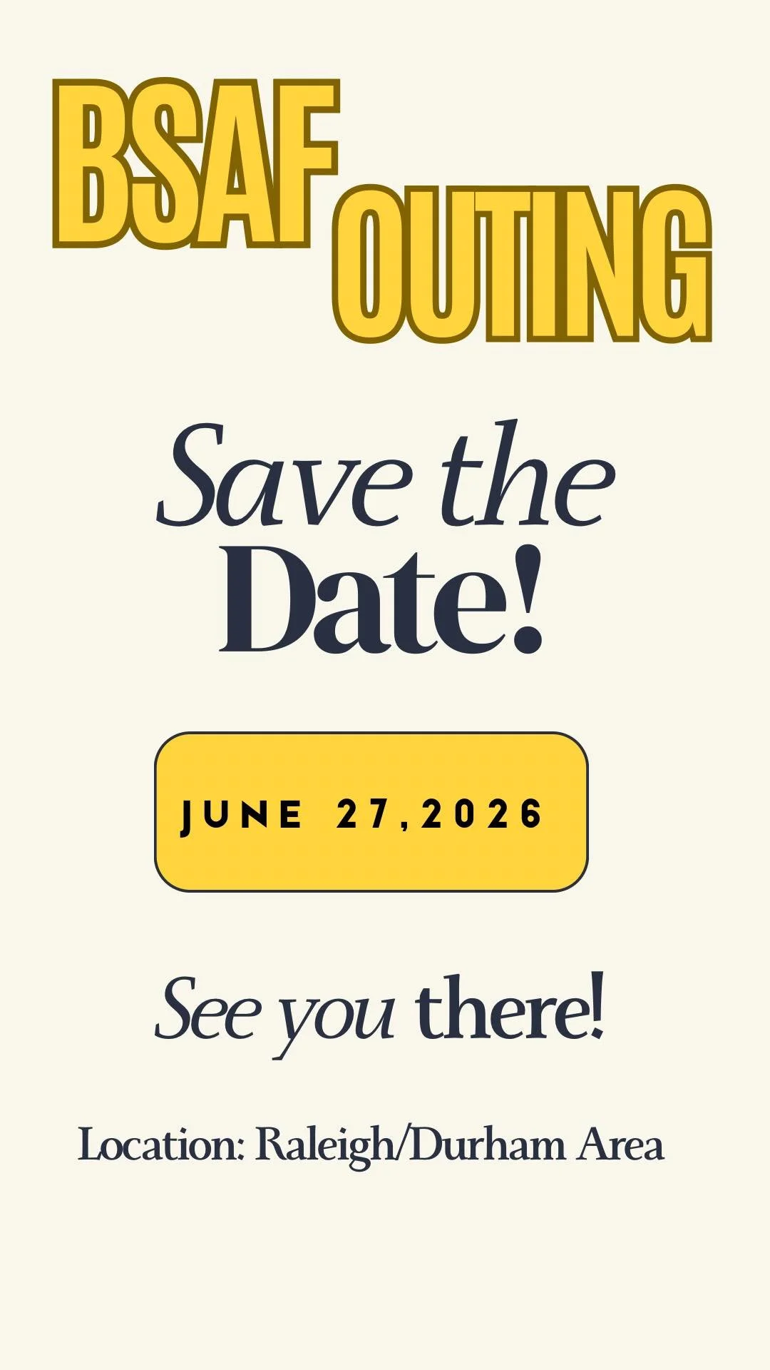 Flyer for BSAF Outing June