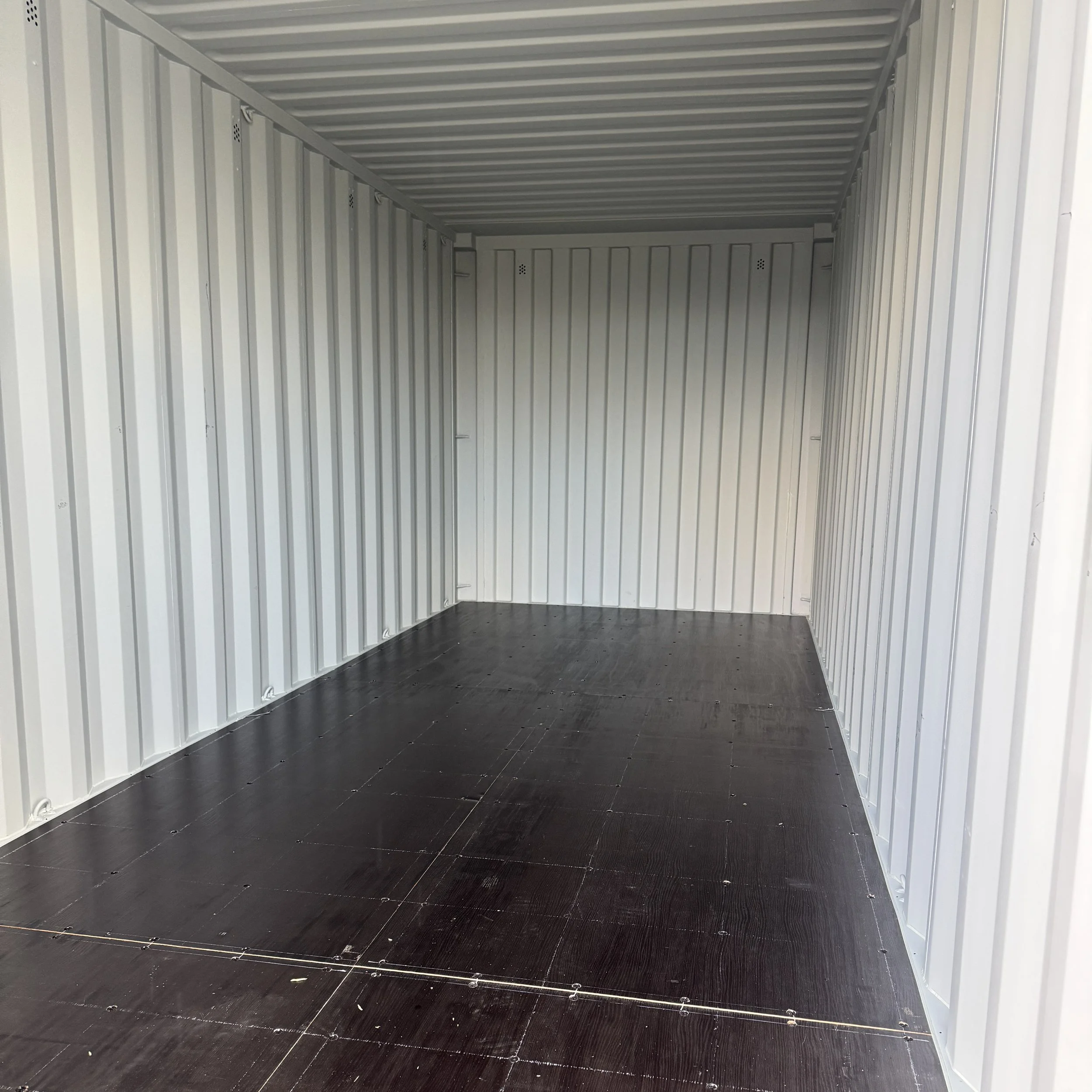 Inside a 20ft container