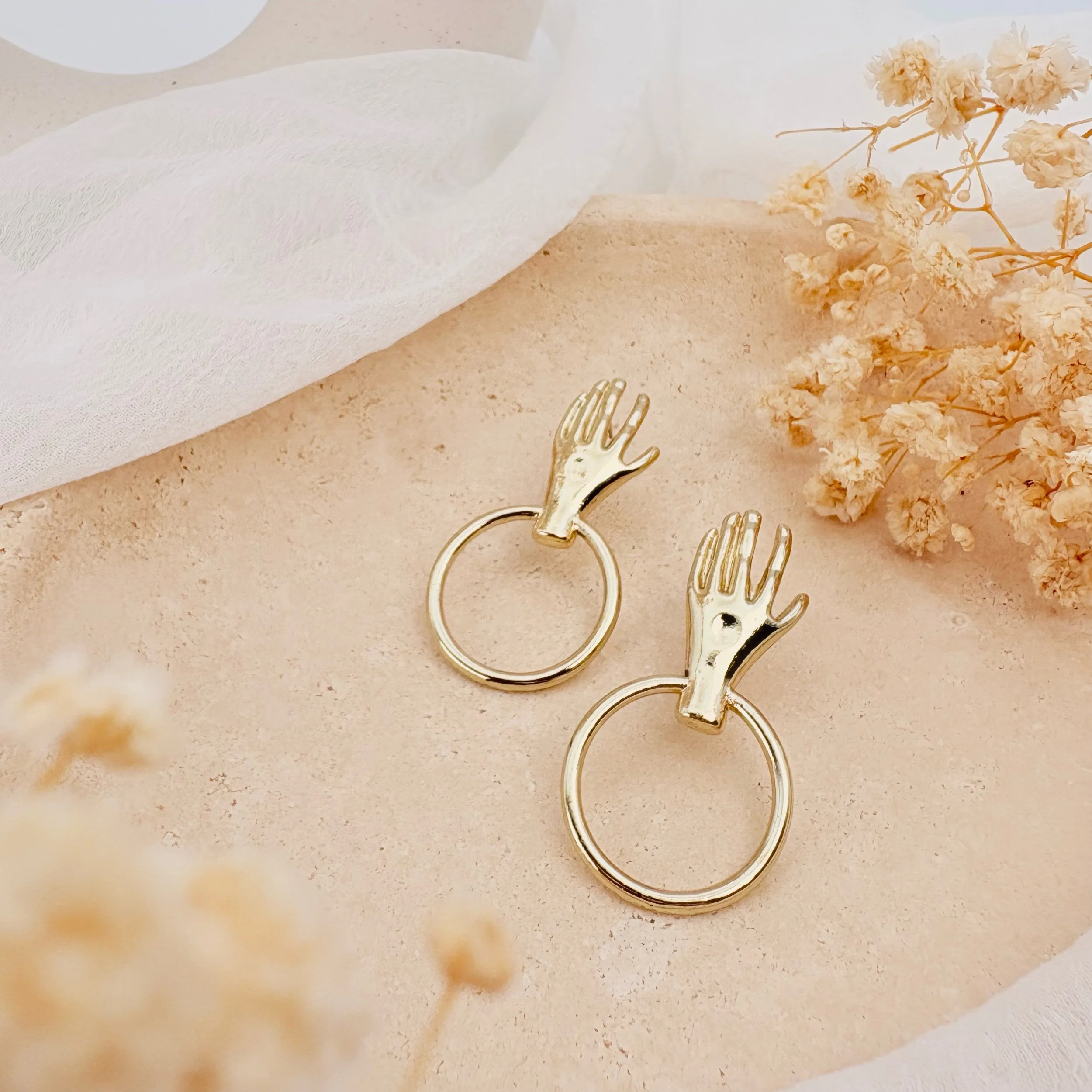 Manos Stud Earrings
