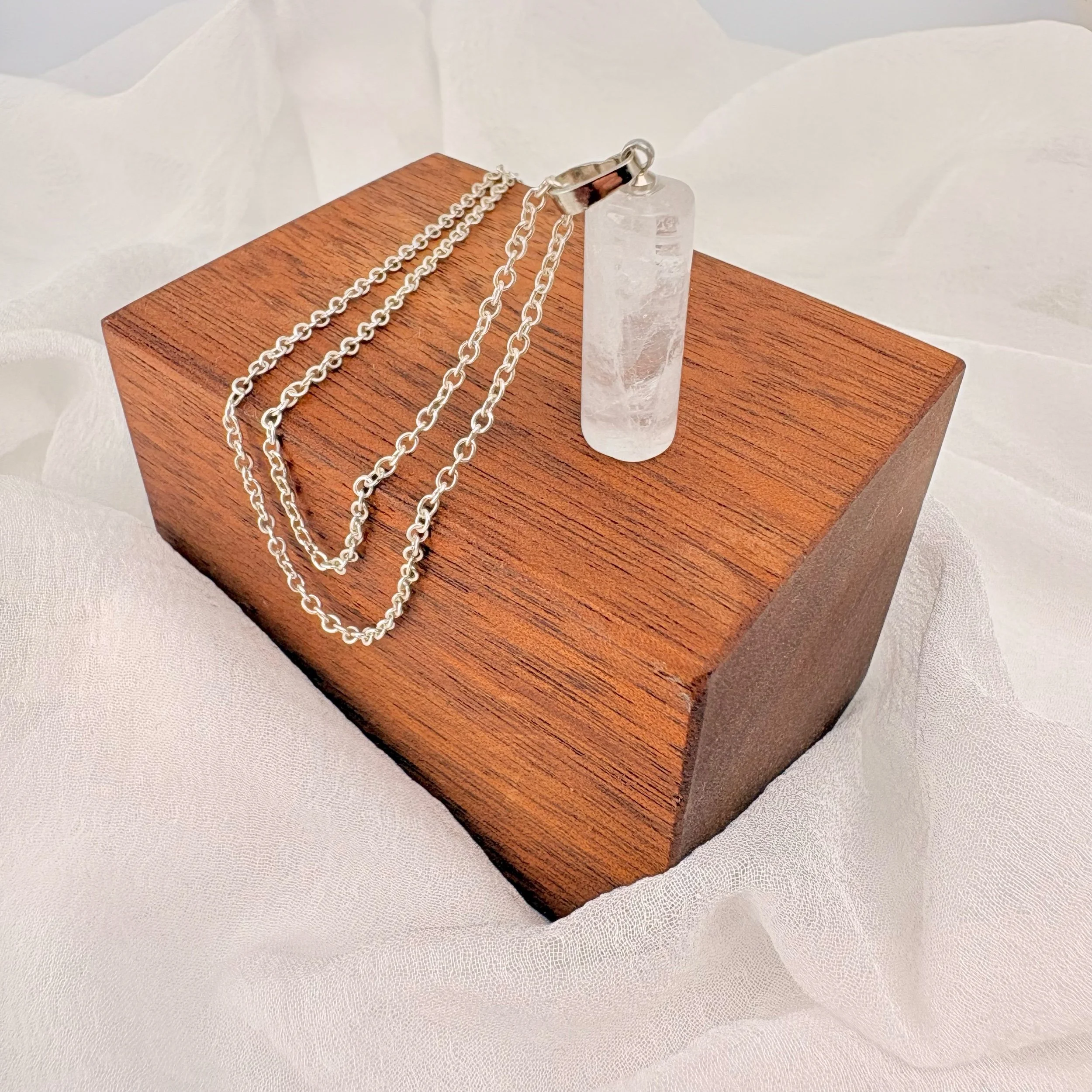 Quartz Column Necklace