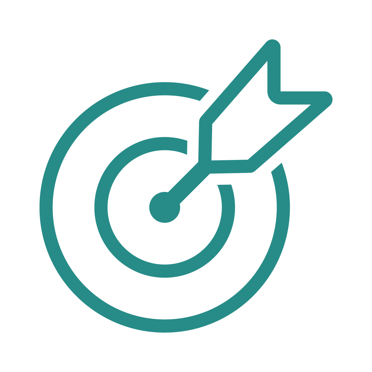 Graphic icon of a speedometer with an arrow pointing upward, symbolizing performance or progress.