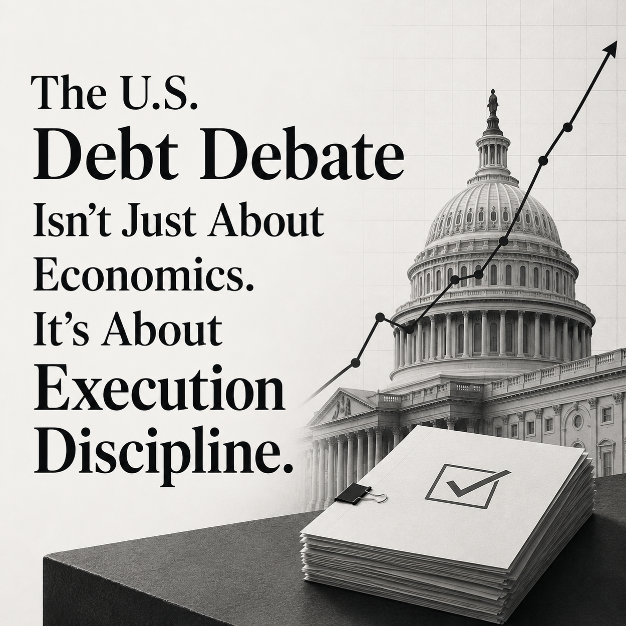 The U.S. Debt Debate Isn’t Just About Economics. It’s About Execution Discipline.