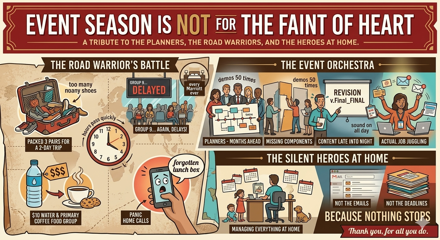 Event Season Is Not for the Faint of Heart