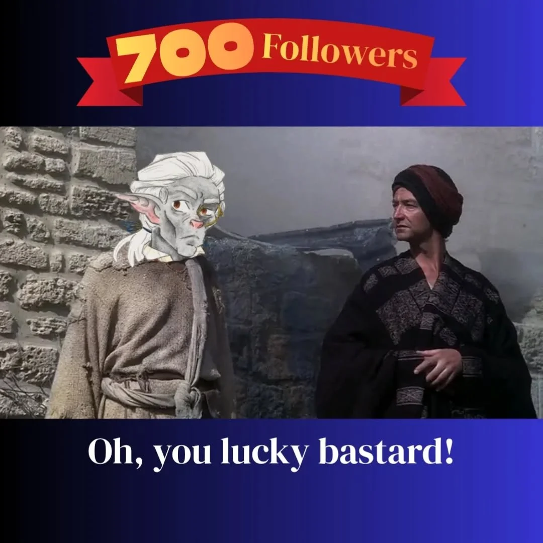 700 followers! Thank you to everyone for your support. If you're new to my page, welcome to the madness! 🤪

#700followers❤️ #followers #thankyou #fantasyauthor #fantasycommunity