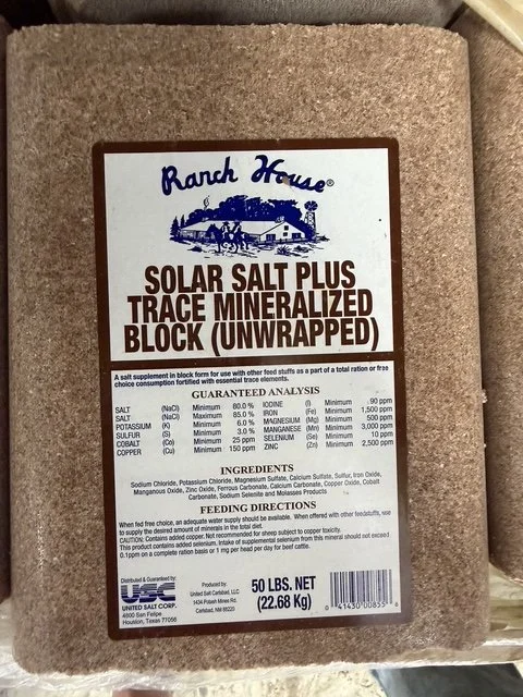 Trace Mineralized Salt Block - 50lb Vendor : Hi-Pro / Trouw Nutrition North America