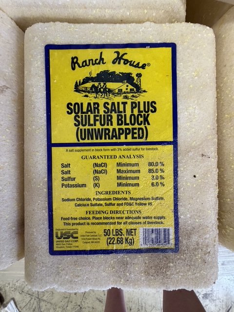 Sulfur Blocks - 50lb