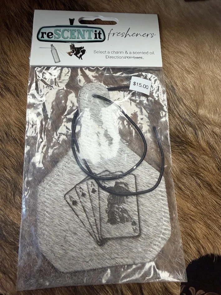 Hand of Cards Cowhide Freshener