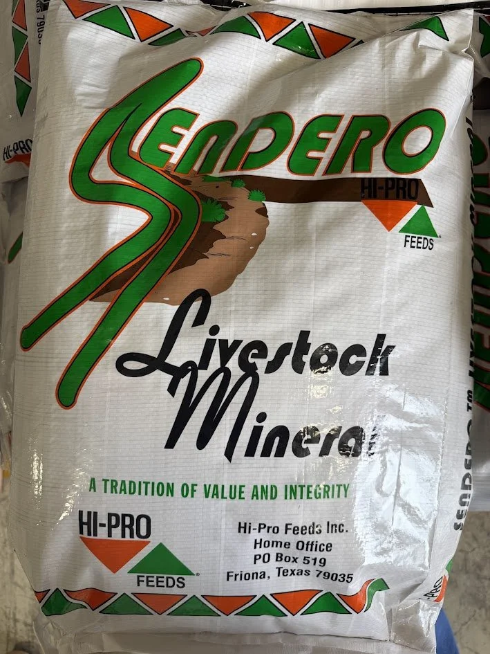 HI PRO Sendero Livestock Mineral 50lb bags