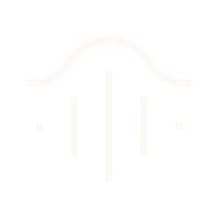 Minimalist line drawing of a face with closed eyes and flowing hair