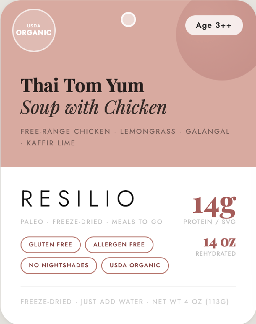 Thai Tom Yum Soup with Chicken