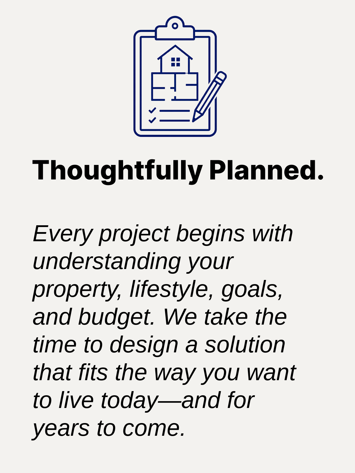 card describing resilient design build planning process
