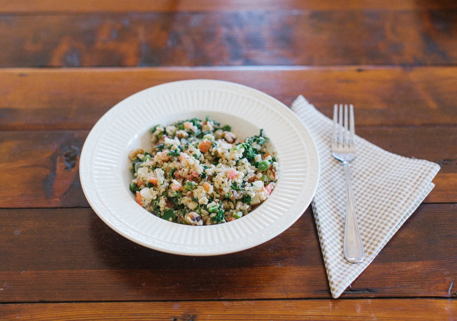 The most delicious quinoa & kale salad ever in life...