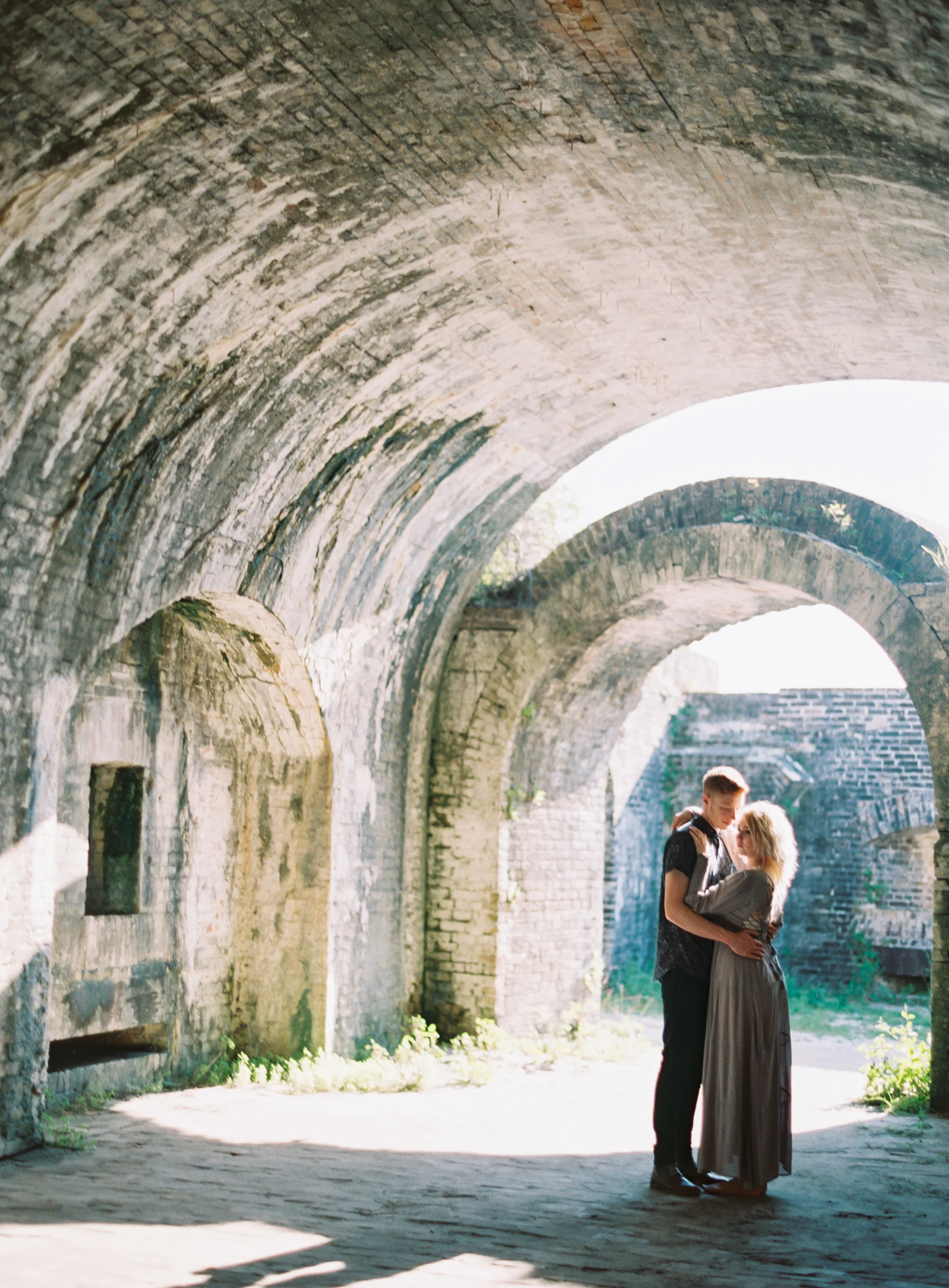 Andrew & Lauren | Old Ruins Engagement Session in Pensecola on Film