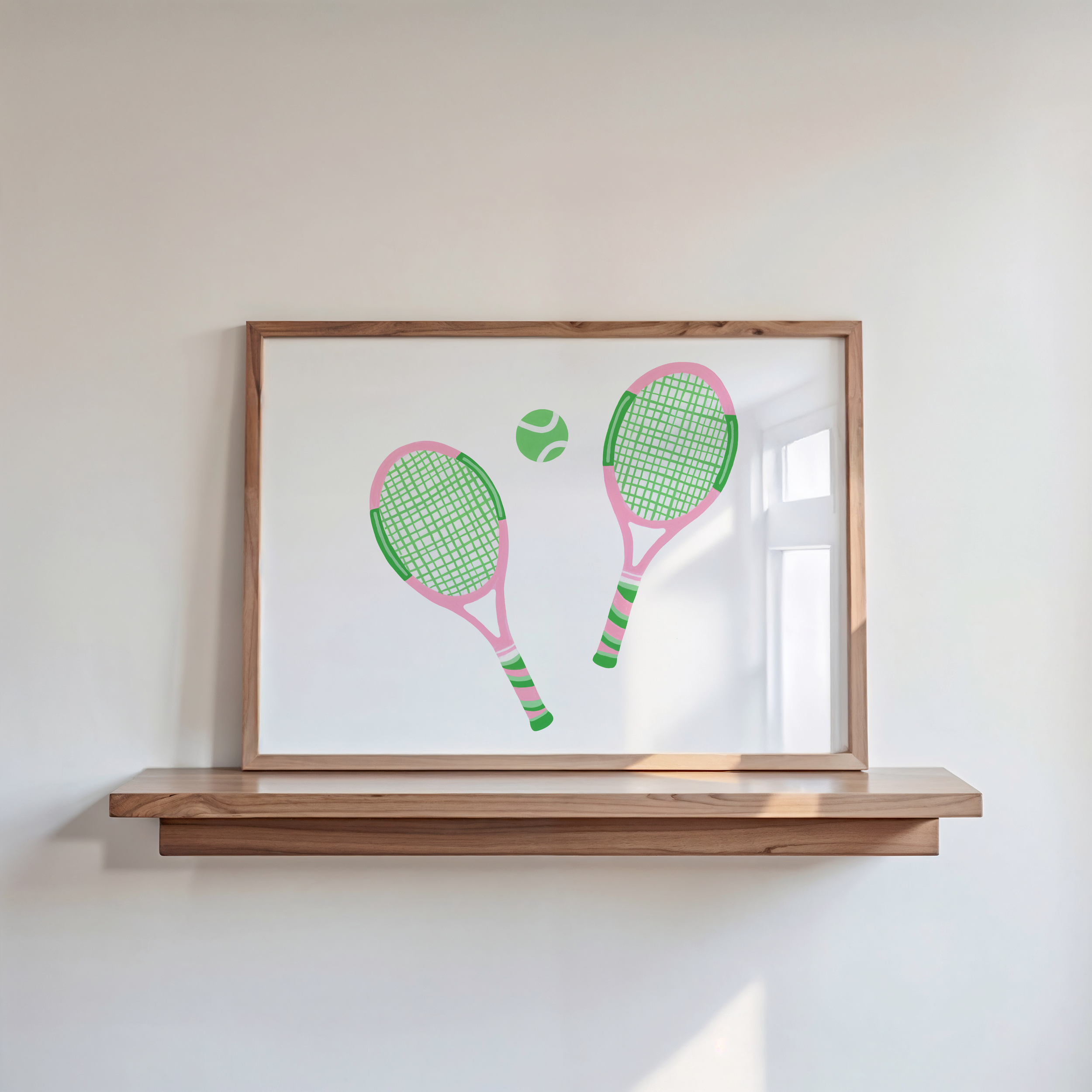 Tennis Racquet Art Print