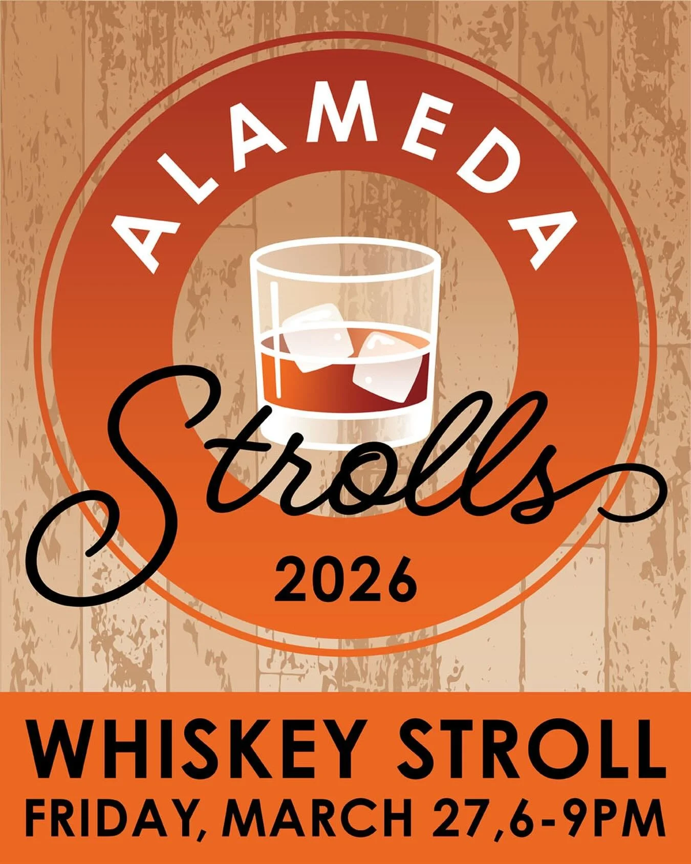We are excited to announce our participation in Downtown Alameda&rsquo;s 8th Annual Whiskey Stroll! Sip and stroll your way through Alameda&rsquo;s historic downtown district tasting craft whiskeys on Friday, March 27th from 6:00-9:00pm. Enjoy an eve