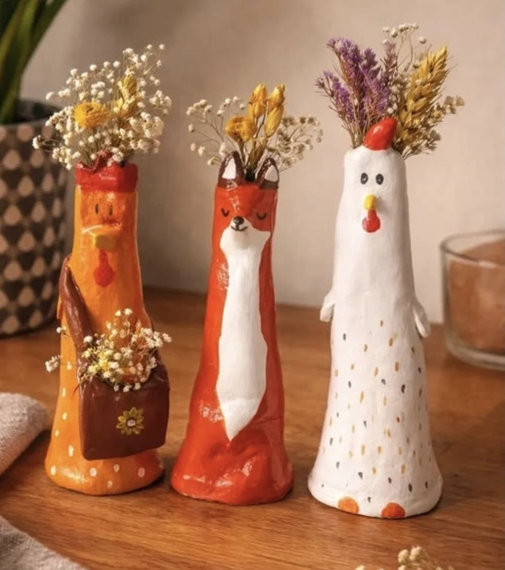 29 SEP TUE Pottery Mini Vases