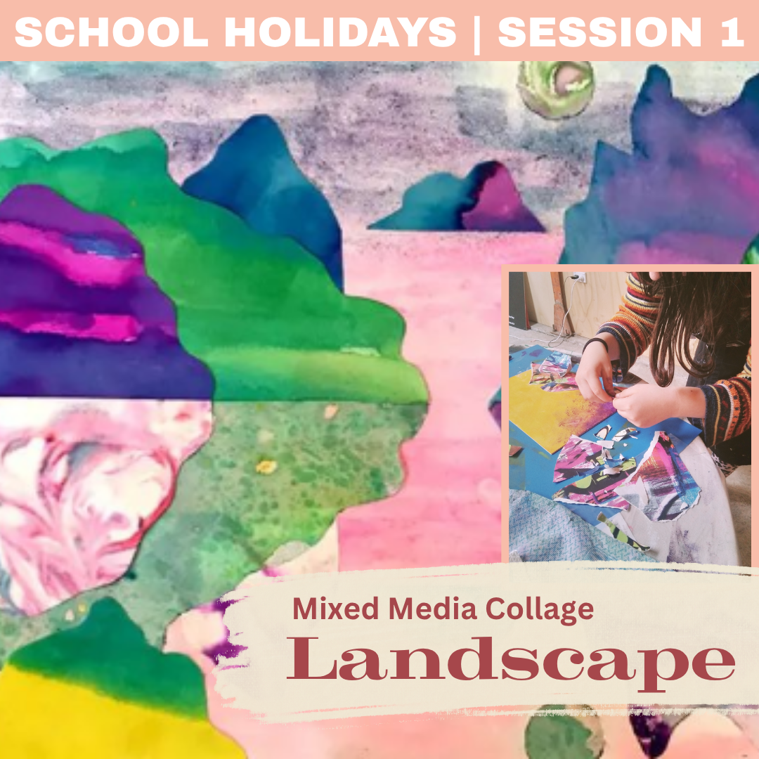 9 JULY THU Creative Art COLLAGE LANDSCAPE