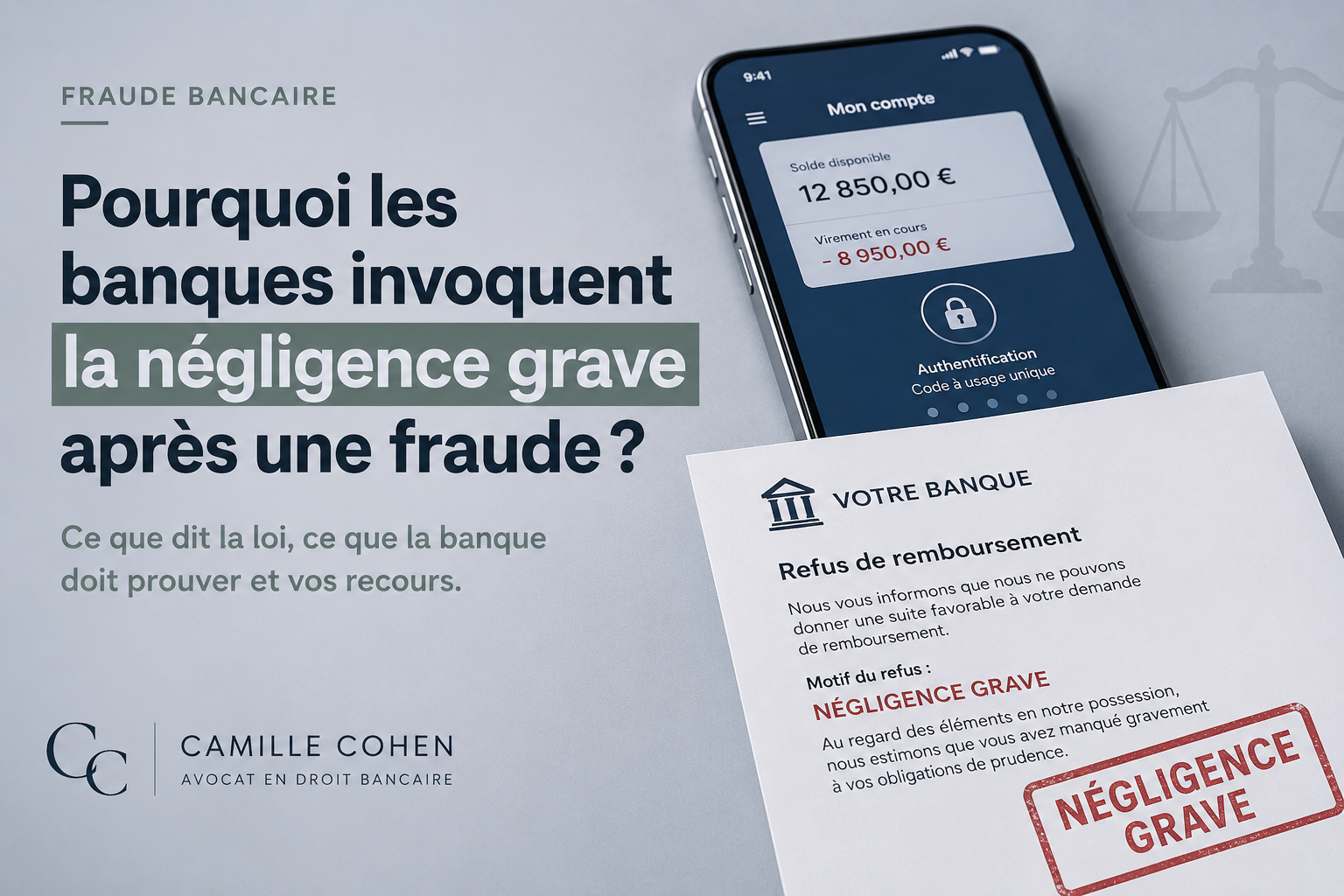 Pourquoi les banques invoquent-elles presque toujours la négligence grave ?