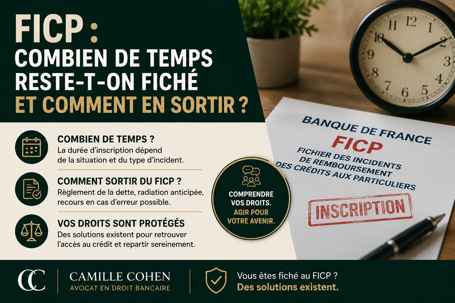 FICP : combien de temps reste-t-on fiché et comment en sortir ?
