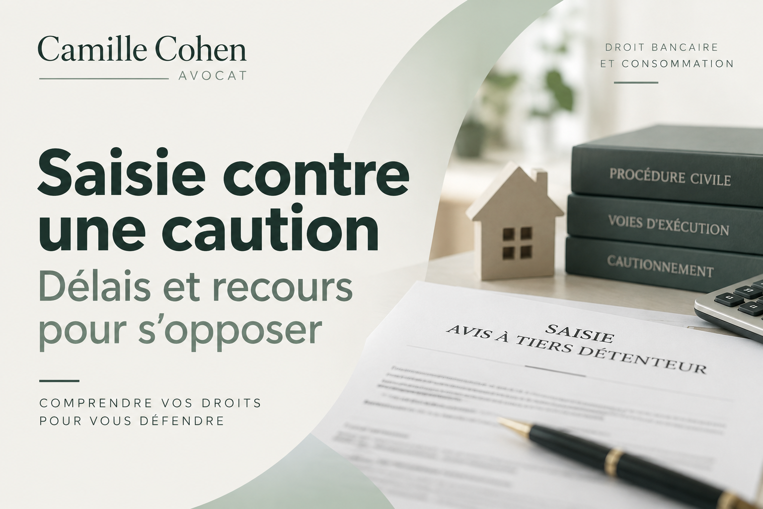 Saisie contre la caution d'un prêt bancaire : délais et voies de recours pour s'opposer