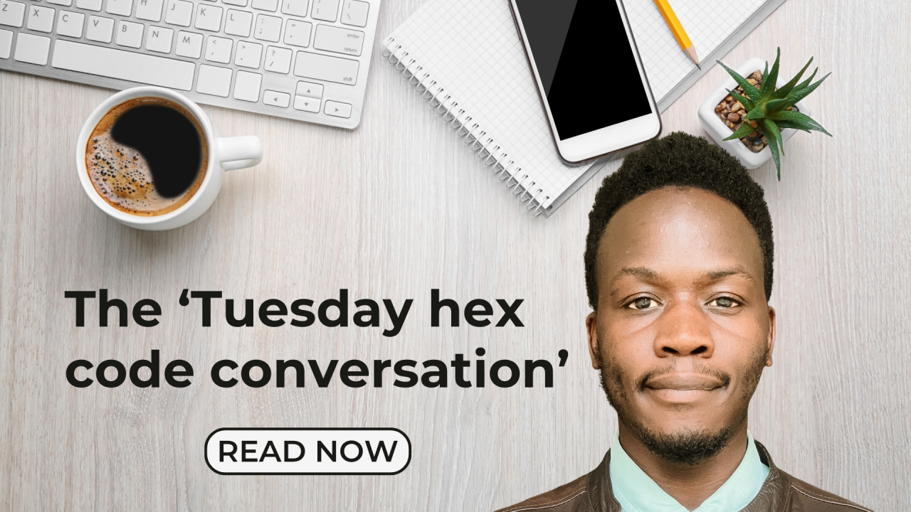 The 'Tuesday hex code conversation'