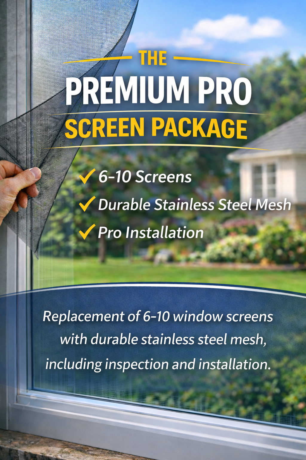 Premium Pro Screen Package