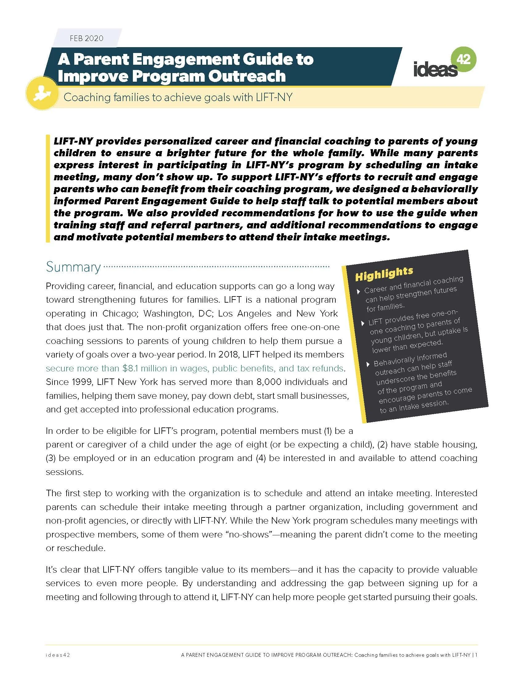 A Parent Engagement Guide to Improve Program Outreach