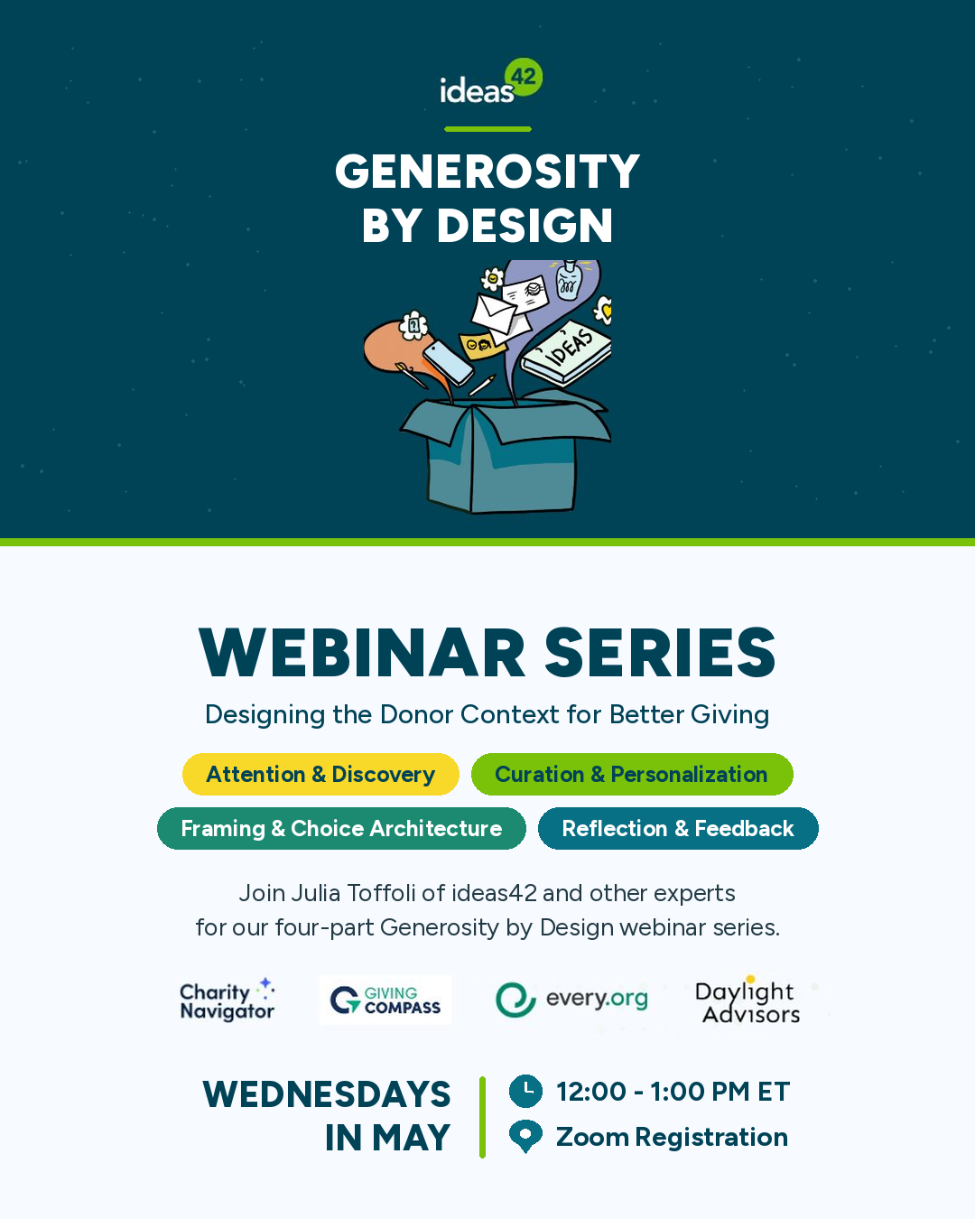 Generosity by Design Webinar Series