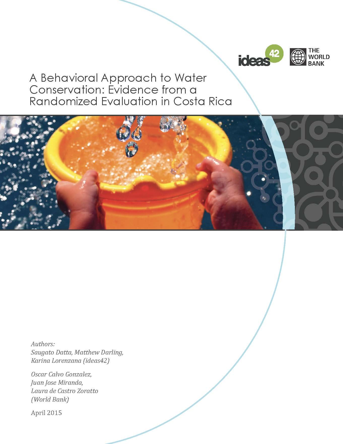 A Behavioral Approach to Water Conservation: Evidence from a Randomized Evaluation in Costa Rica