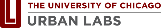 University of Chicago Urban Labs logo with red and gray text