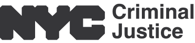 NYC Criminal Justice logo in black and gray text.