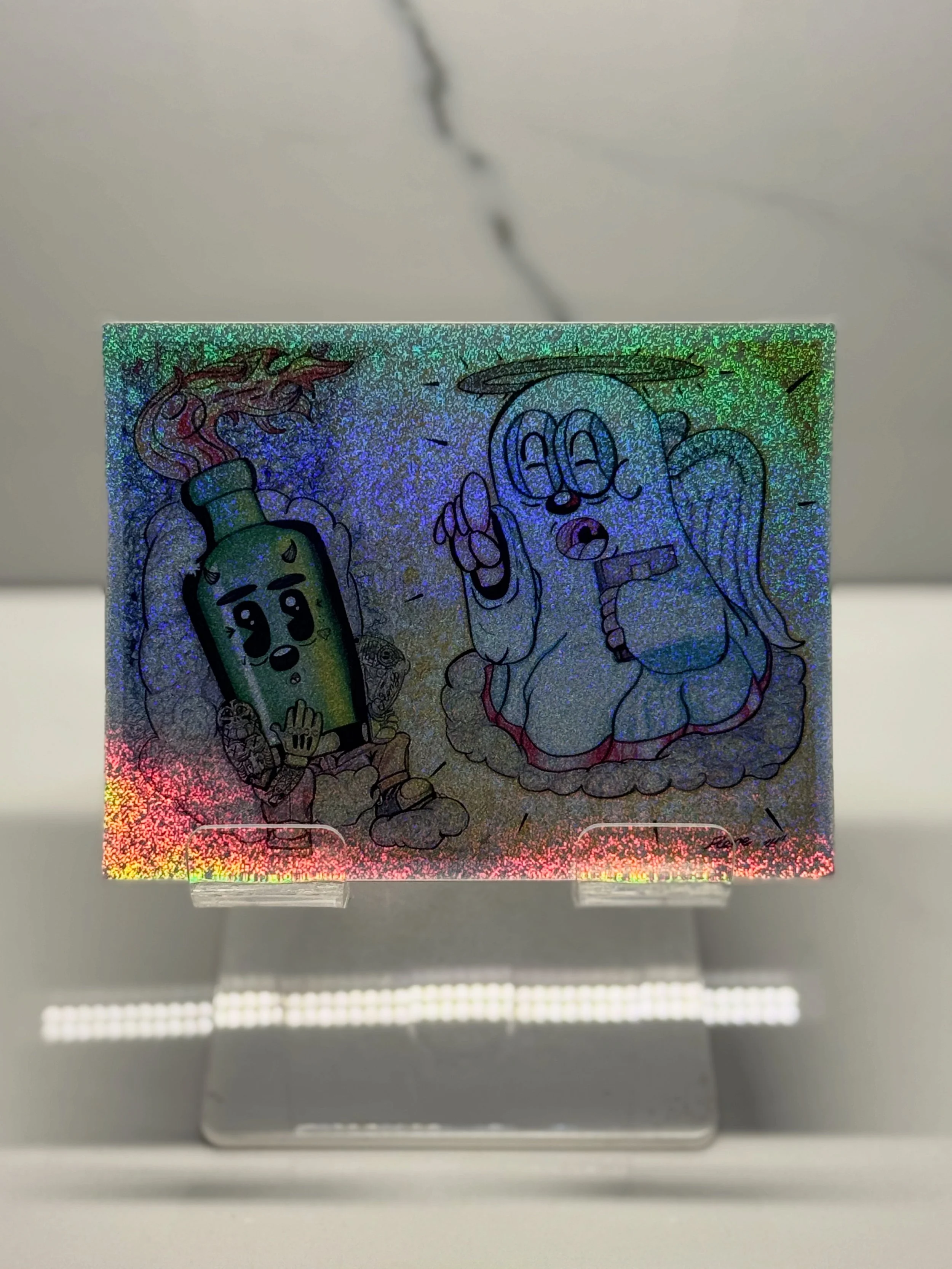 Rene Cartoons Sticker (Malo Tav & Angel) (Angle Dust Edition)