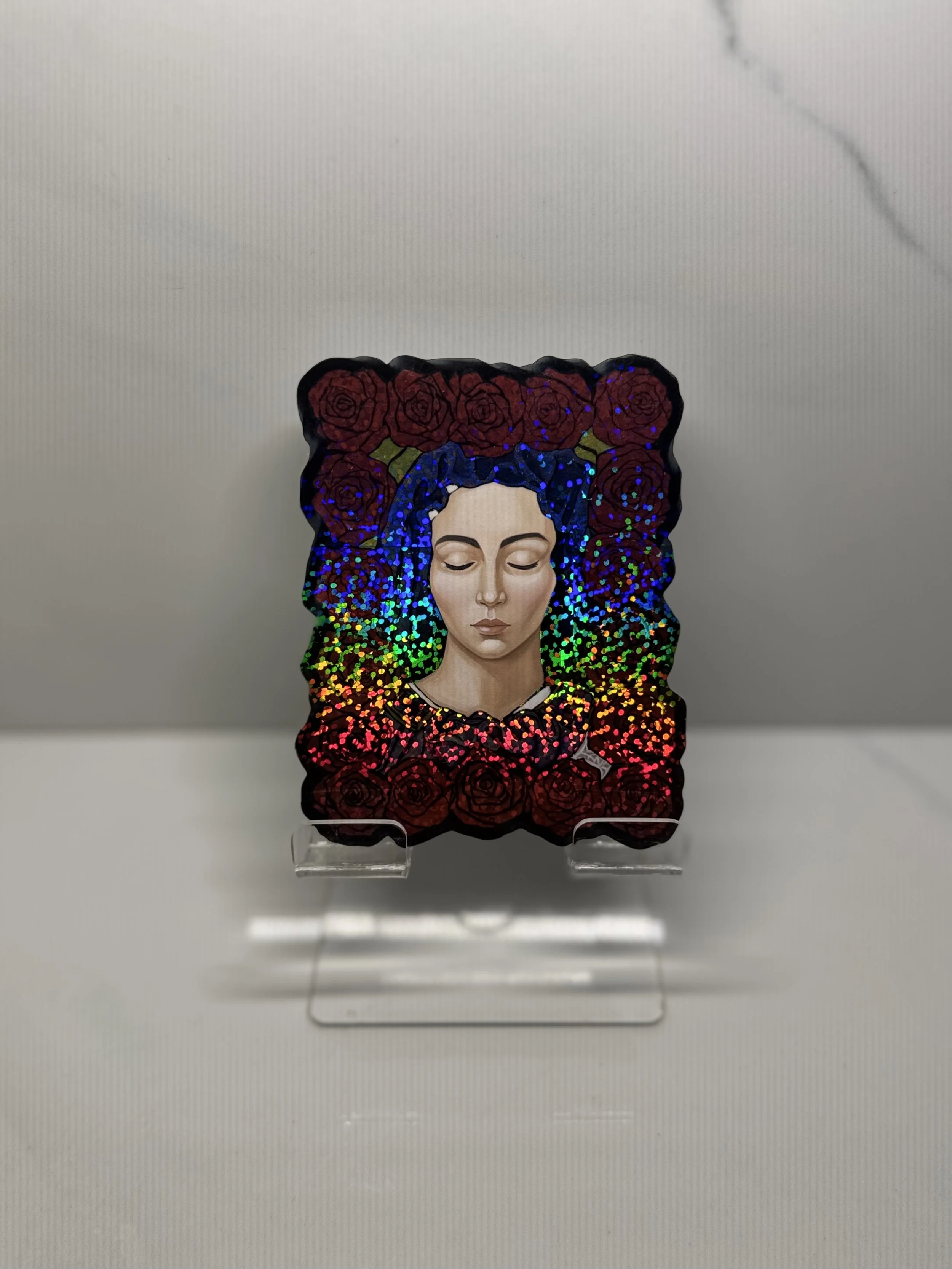 Rene Cartoons Sticker (Pieta Remastered)