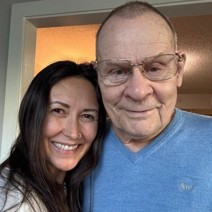 From my new series of reflections, "Dad's Diary" ~
*The house is quiet.
Dad is asleep, and for the first time in several hours, no one needs anything from me.
Hospice has turned our days into something that feels strangely familiar - like h