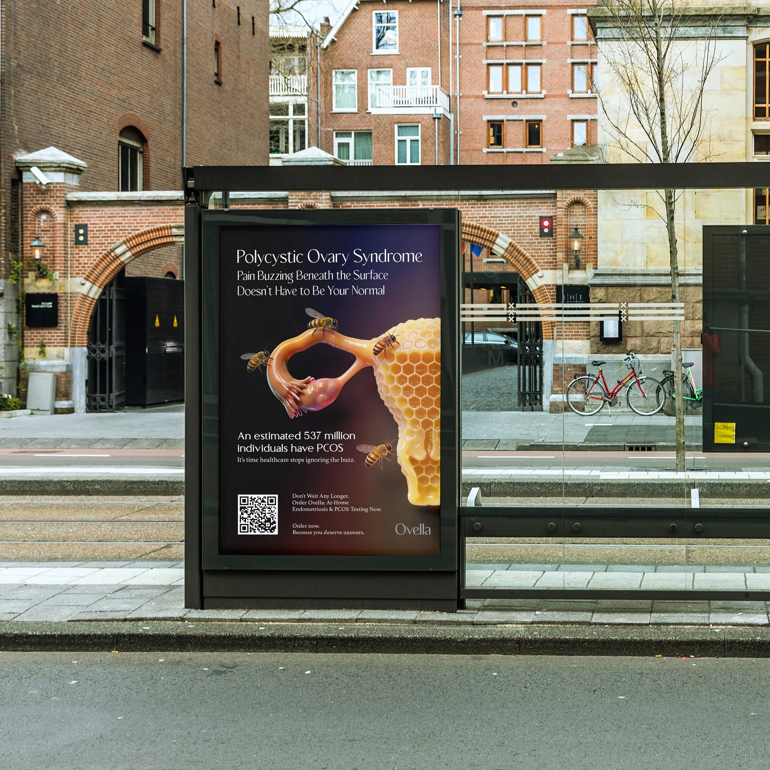 Ovella: Polycystic Ovary Syndrome OOH Advertisement