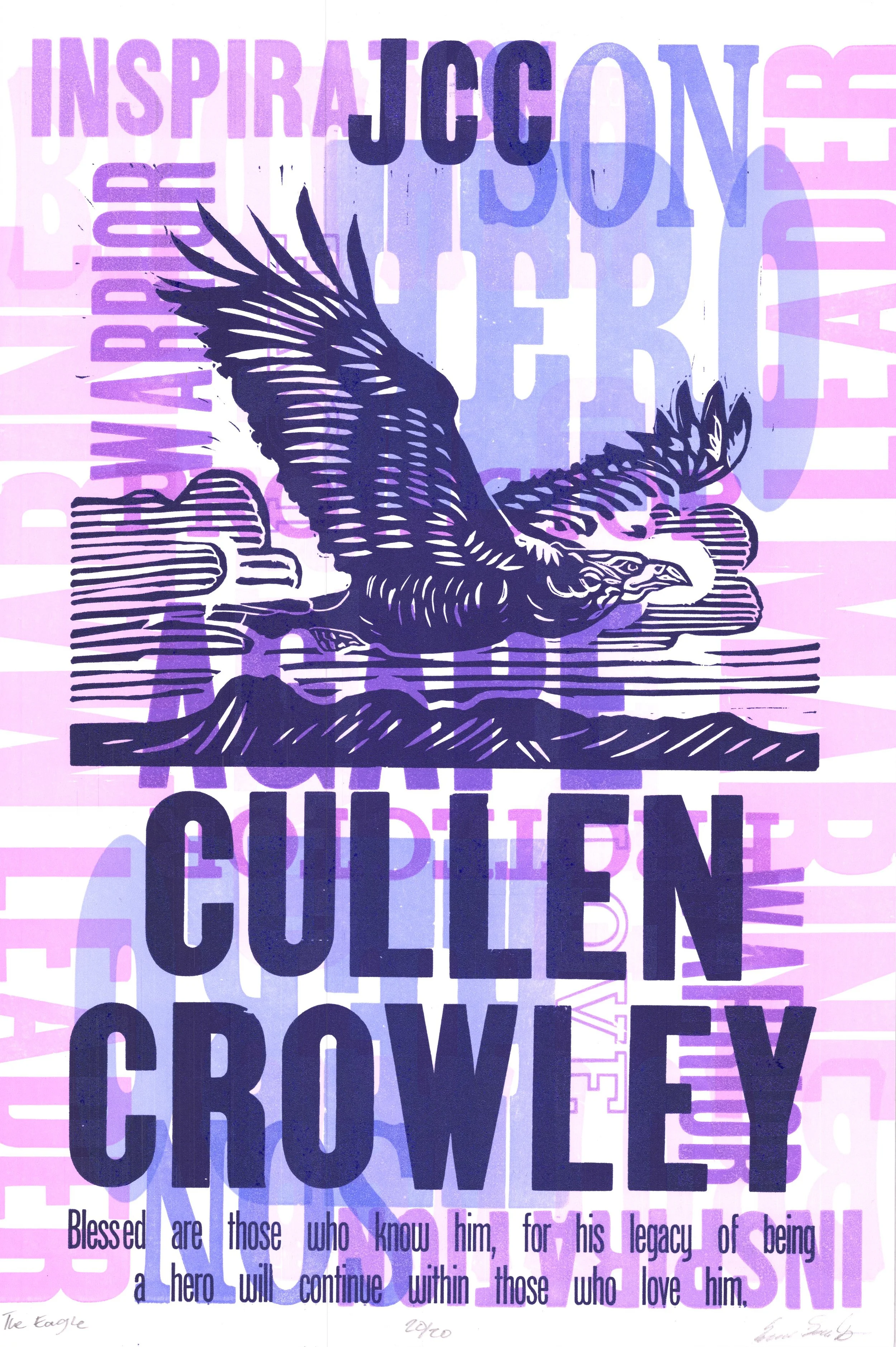 "The Eagle" is a memorial piece 