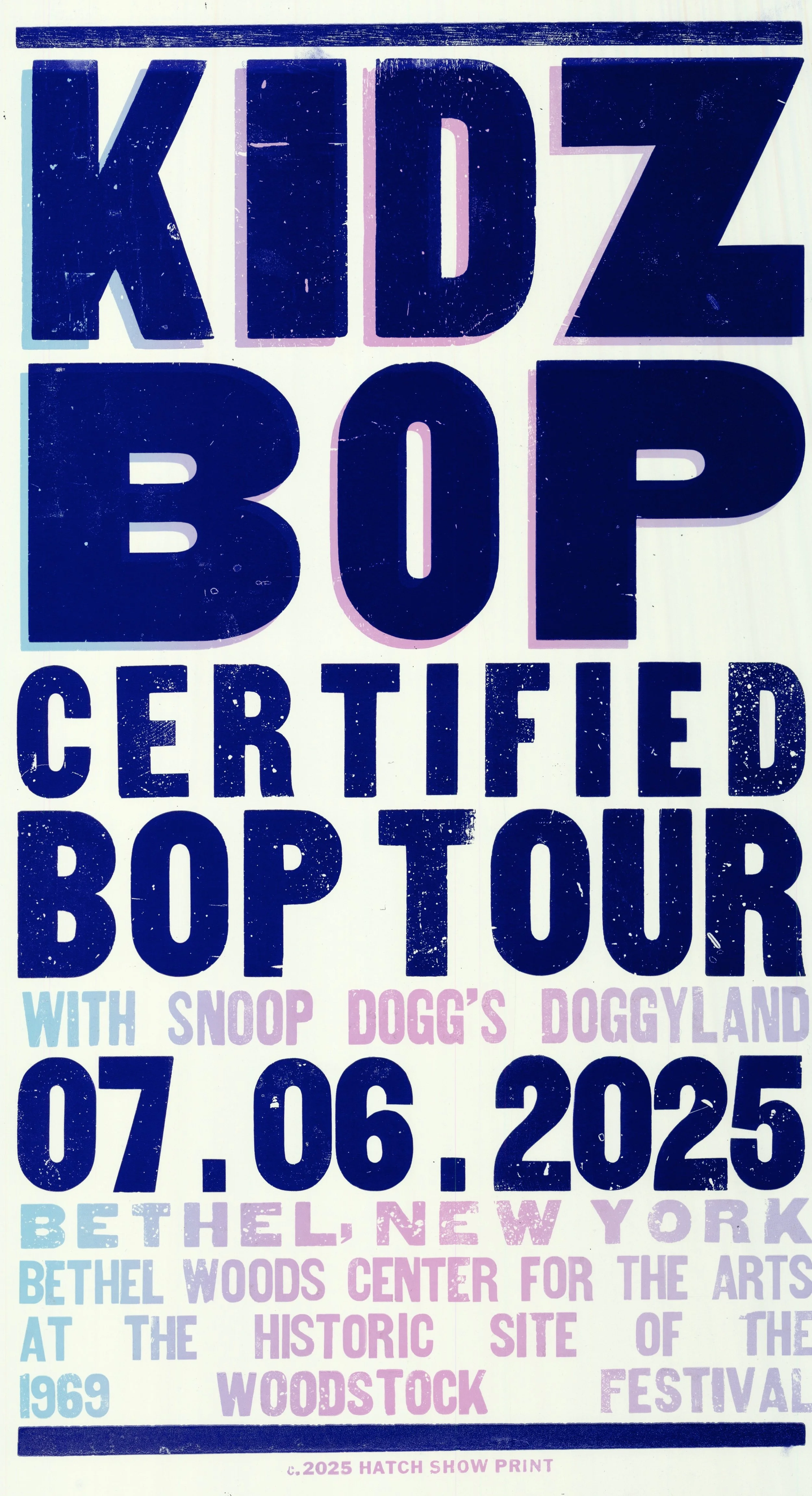 Kidz Bop, Hatch Show Print, 2025