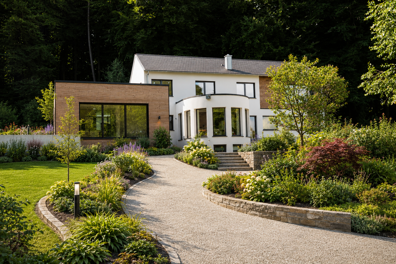 Referenz-Objekt, Garten, gestaltet vom Verler Gartenbau