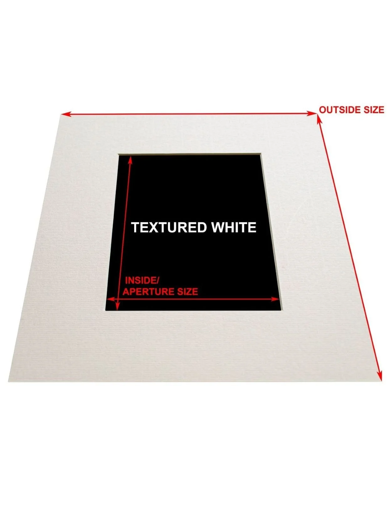 Max Size A4 - 29.7x21cm - Photo / Picture Mount - Metric