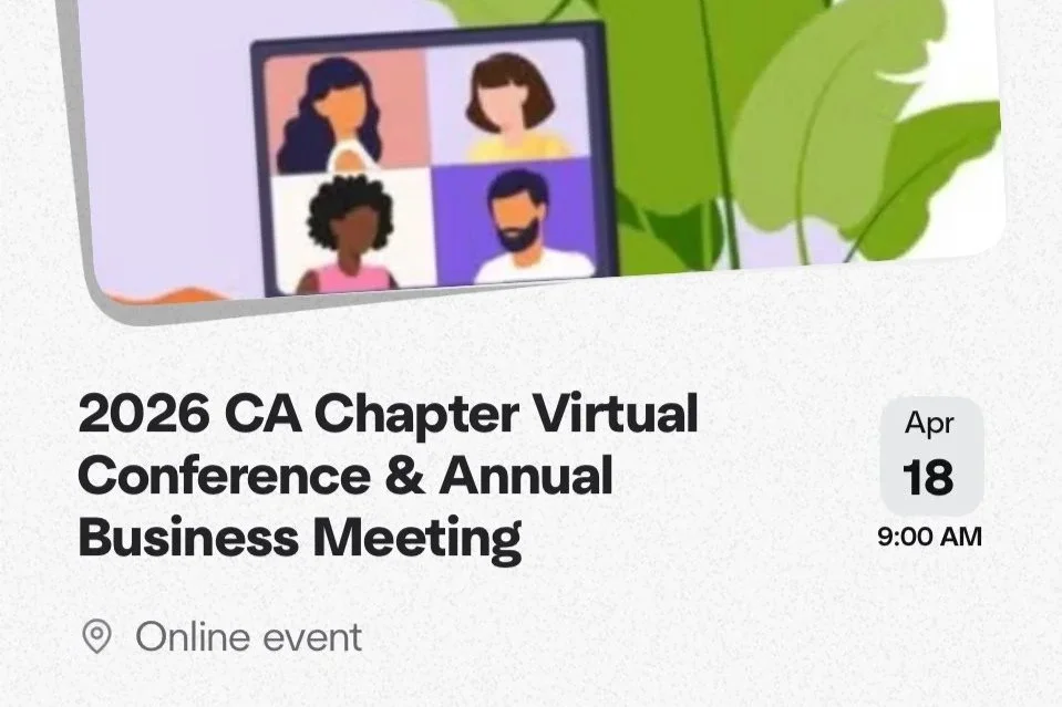 CA Chapter 2026 Virtual Conference &amp; Annual Business Meeting