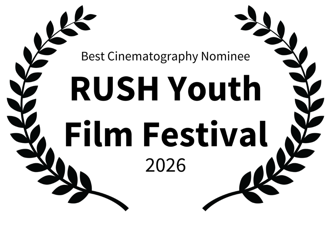 Black silhouette of a laurel wreath surrounding a blank oval badge, with the words "Award of Excellence" written inside.
