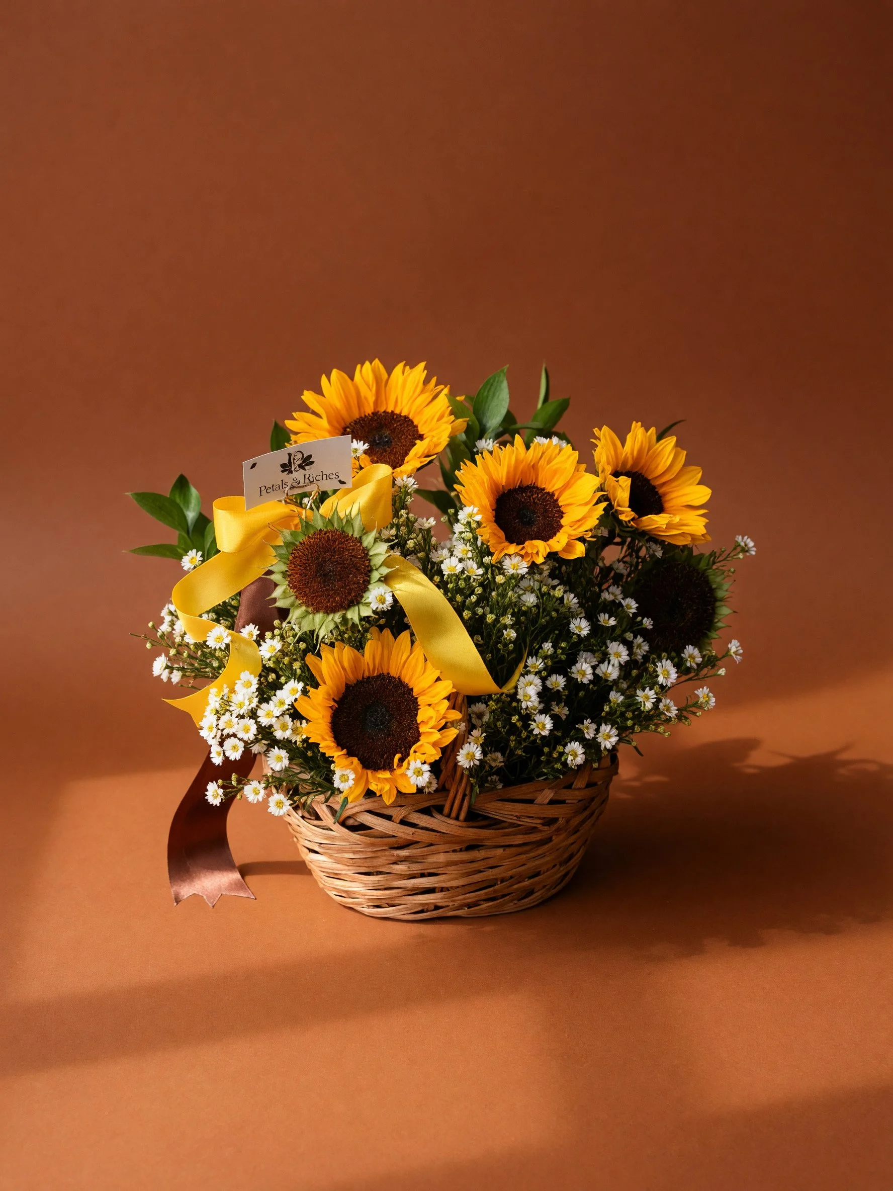 Bloom sunflower basket