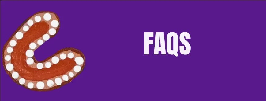 Graphic of a pretzel with salt and the word "FAQs" on a purple background.